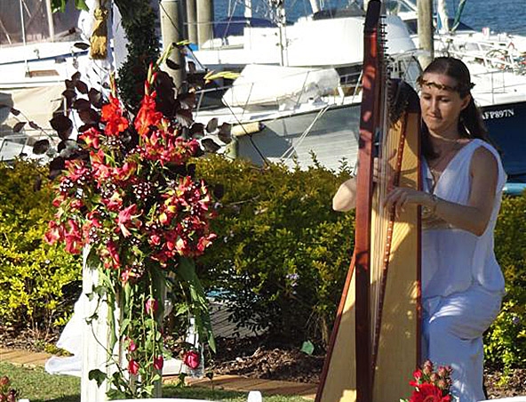 Brisbane Wedding Harpist